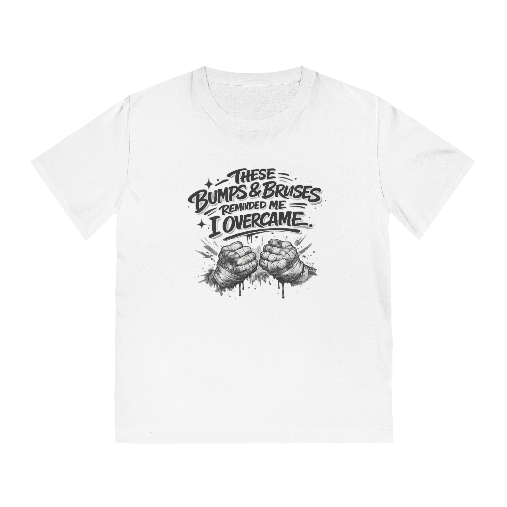 Rocker T-Shirt — These Bumps & Bruises Reminded Me I Overcame Graphic Tee