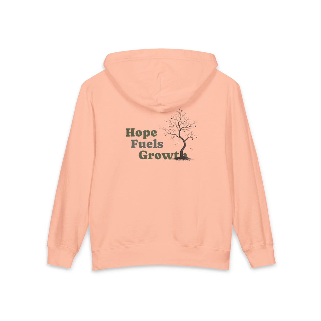 HOPE FUELS GROWTH Youth Hoodie — Inspirational Hope Meaning & Brand Mention