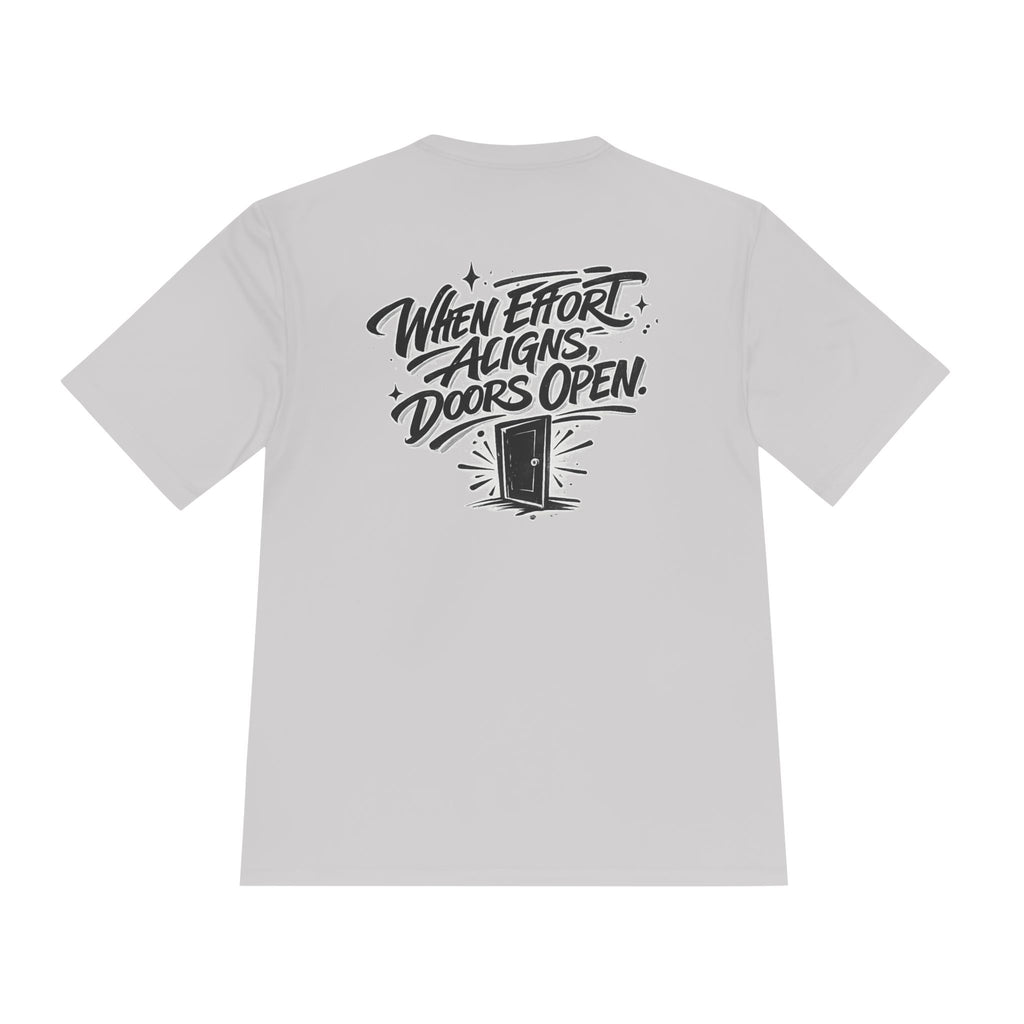 When Effort Aligns Tee — Motivational Moisture‑Wicking Performance Shirt