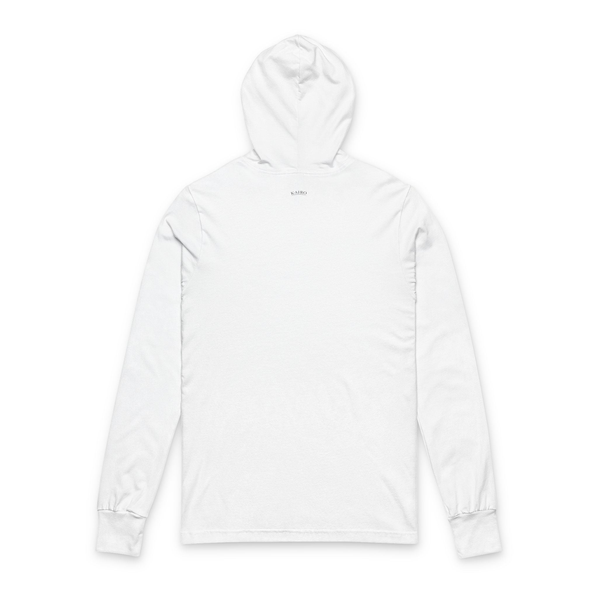 Hooded Long Sleeve Tee — "Bold by Nature, Built for More" Minimalist Outdoor Motivational Shirt