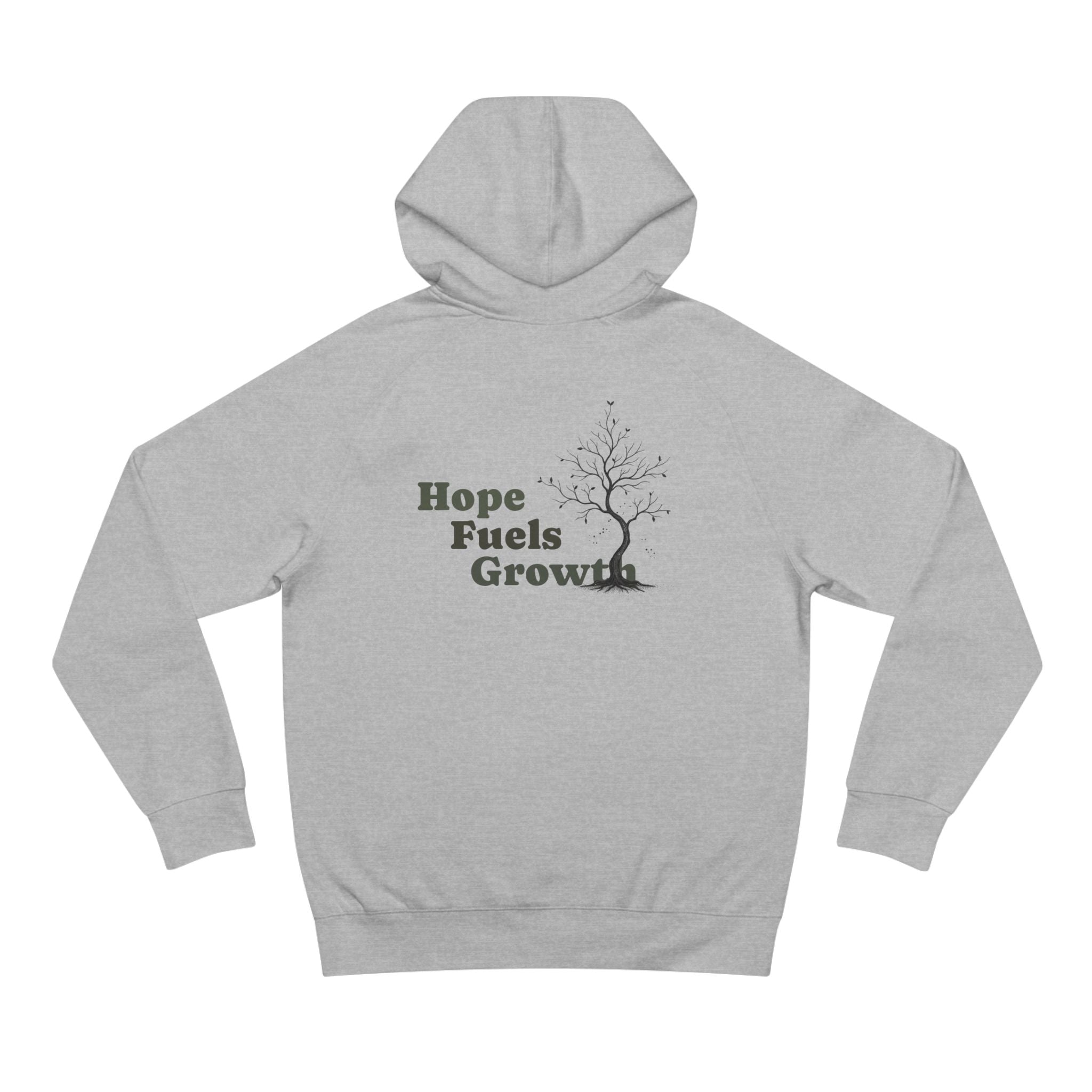 Hope Fuels Growth Hoodie — 'Hope Fuels Growth' Inspirational Band Message