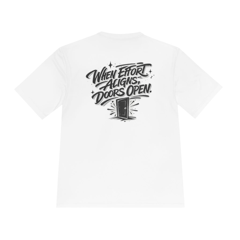 When Effort Aligns Tee — Motivational Moisture‑Wicking Performance Shirt