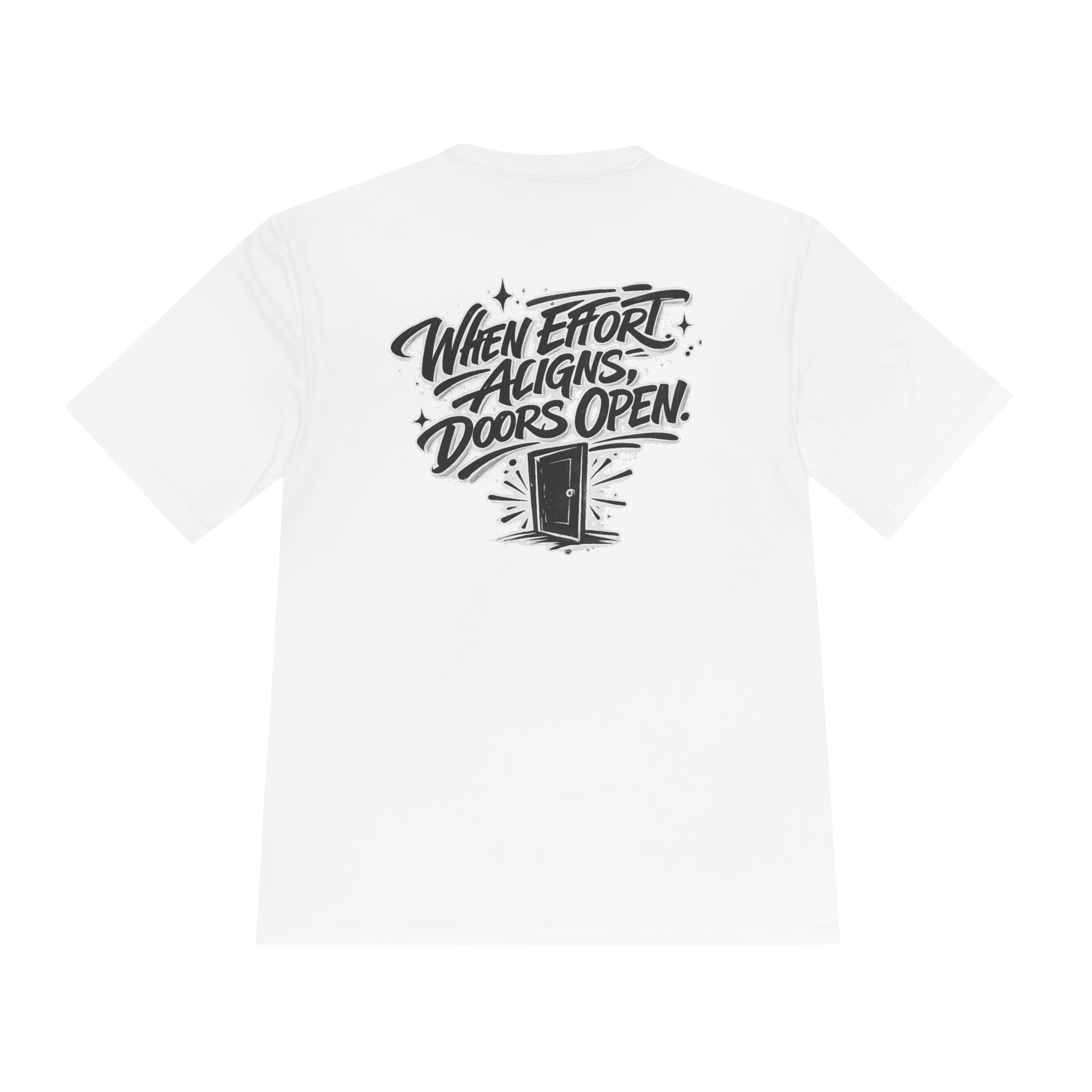 When Effort Aligns Tee — Motivational Moisture‑Wicking Performance Shirt